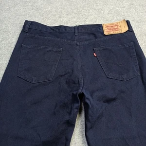 Jeans Levis 501 vintage años 80 para hombre W36 L34 (etiqueta: W40 L34) azul oscuro hechos en EE. UU. - Imagen 1 de 12