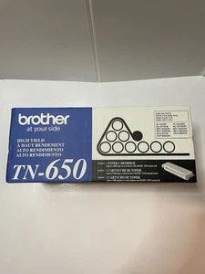 Brother TN-650 Schwarz Tonerkassette Hohe Kapazität TN650 Neu Versiegelt - Bild 1 von 6