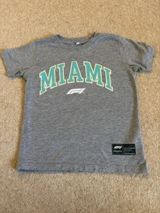 boys formula 1 grey t-shirt original 6-7 years - Picture 1 of 3