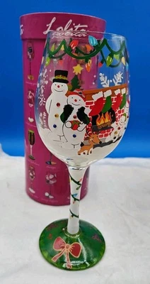 Lolita The Wine Collection “No Place Like Home” Wine Glass Open Box - Image 1 of 4