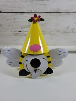 Bee Gnome Metal Birdhouse NEW! - Image 1 of 4