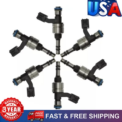 Inyector de combustible 6X para Buick Lacrosse 2013-2016 3,6 L y Cadillac XTS 3,6 L 2014-2017 Foto 1 de 4