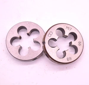 2 piezas M17*0,5, paso M17 0,5 mm troquel derecho HSS troquel mango ⌀45 (M18-M22) - Imagen 1 de 4