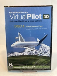 Virtual Pilot 3D Disc 4 SOLO software principal y paquetes de paisajes mundiales para PC DVD-ROM - Imagen 1 de 2