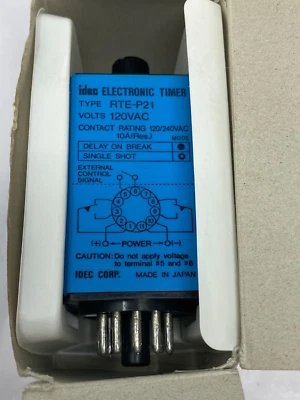 IDEC RTE-PS1 Electronic Timer 120V 50/60HZ - Image 1 of 3