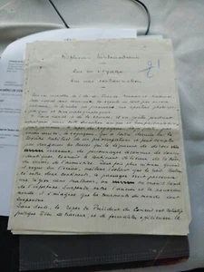 Rare Manuscript 1932 Article By Academy Award Screen Writer Jacques Natanson   - Picture 1 of 6