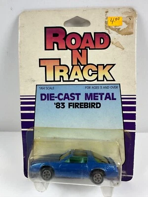 Vintage 1986 Ertl Road N Track 1/64 DieCast 1983 Firebird JDM Replica Series - Image 1 of 4