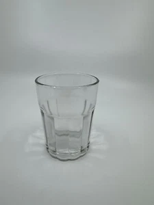 Vintage Whiskey Glass Juice Glass Ribbed and Lined Lines Pattern on Side - Picture 1 of 7