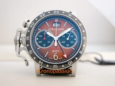 Graham Chronofighter Vintage GMT Esfera Marrón 44mm Nuevo  Foto 1 de 4