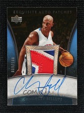 2005-06 Upper Deck Exquisite Collection /100 Chauncey Billups #AP-CH Patch Auto