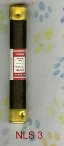 LITTELFUSE NLS 3 FUSIBLES 3 AMPERIOS 600 VOLTIOS NLS3 - Imagen 1 de 1