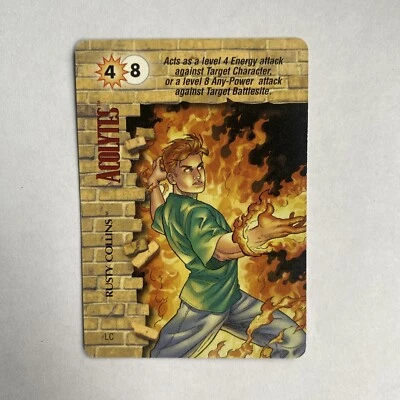 Marvel OverPower CCG Card Game Acolytes RUSTY COLLINS - Image 1 of 2