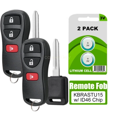 2 para 2011 2012 2013 2014 2015 2016 2017 Nissan Frontier coche mando a distancia + llave Foto 1 de 4