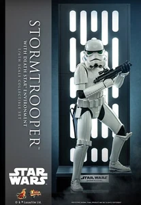Figura Hot Toys Star Wars Stormtrooper con Estrella de la Muerte Medio Ambiente Sexta Escala - Imagen 1 de 6