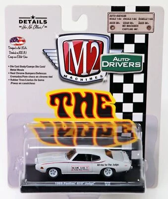 M2 Machines 1969 Pontiac GTO Judge Auto-Drivers - 11228 18-04 NRFP Off White - Image 1 of 4