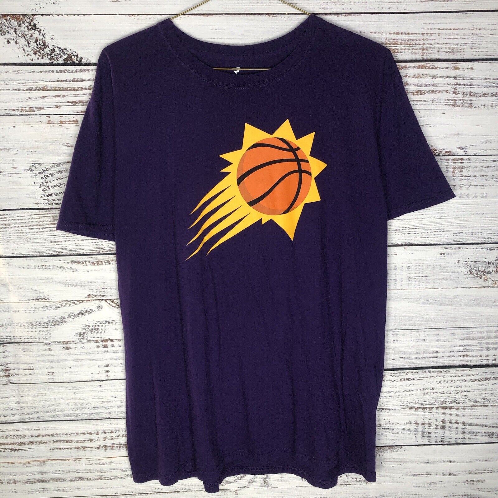 Nike Men's Phoenix Suns Devin Booker #1 White T-Shirt, Large
