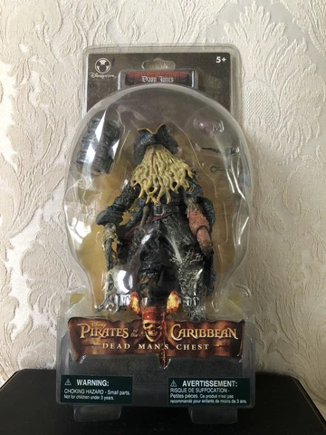 🏴☠️🧩 Rare Disney Store's Davy Jones Pirates of the Caribbean Toy! Dead Man's Cover
