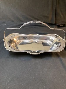 Vintage Original Farberware Silver Plated Handled Serving Butler Tray - Picture 1 of 10