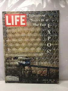 Life - April 28, 1967 Tomorrow Soars In At The Fair Expo 67 - Picture 1 of 1