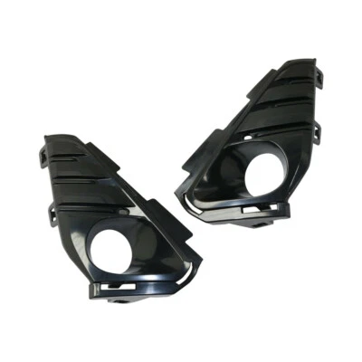 Front Right+Left Side Fog Lamp Cover Frame w/ Hole Fit For GMC Terrain 2018-2021 - Image 1 of 4