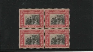 USA 1917 MNH BLOCK OF (4) SURRENDER OF FORT SACKVILLE - Picture 1 of 1