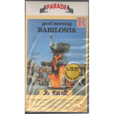 RICORDI Good Morning Babylon VHS Vittorio E Paolo Taviani - PAR10 Sealed