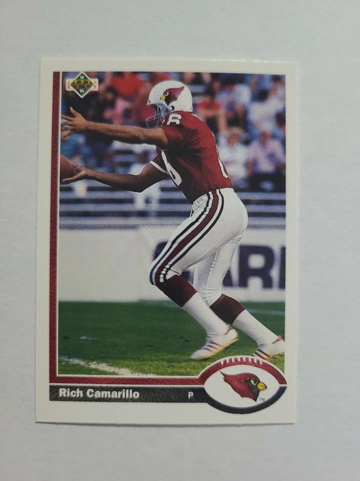 RICH CAMARILLO 1991 UPPER DECK FOOTBALL CARD # 205 E1052 - Image 1 of 1