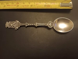 Cuchara de café de té de recuerdo Silver Gent Brussles Brujas con sello 14,2 gramos - Imagen 1 de 4