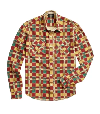 Ralph Lauren RRL Multicolor Matlock Cotton Southwestern Workshirt New $299 - Image 1 of 4