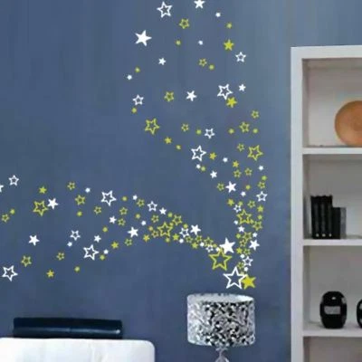 Up to 104 Stars Vinyl Stickers Various Bedroom DIY Wall Window Kids Decals Décor - Image 1 of 4