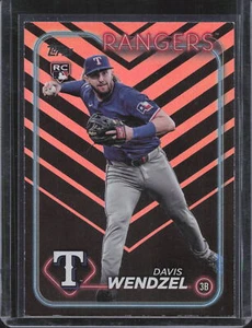 2024 Topps Update Halloween Orange and Black Foil #US248 Davis Wendzel - Picture 1 of 2