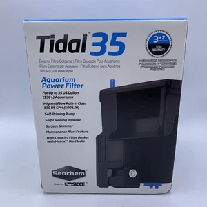 SEACHEM TIDAL 35 HOB POWER AQUARIUM TANK FILTER by SICCE (UP TO 35 GALLON) NEW - Picture 1 of 12
