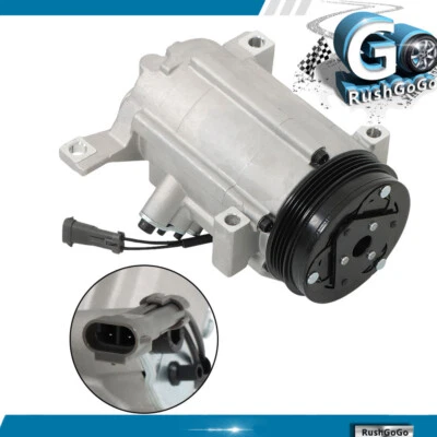 A/C Compressor & Clutch For Chevy Tahoe GMC Yukon 4.8L 5.3L 6.0L 2000 01-2008 - Image 1 of 4