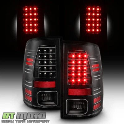 2010-2018 Dodge Ram 1500 2500 3500 [Black Edition] LED Tail Lights Brake Lamps - Image 1 of 4