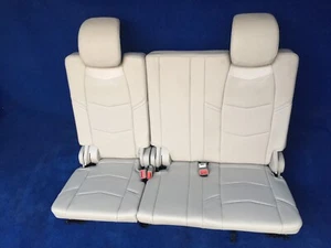 2020 2019 2018 2017 Escalade 3rd Row Seat In Shale Beige Tan Leather - Picture 1 of 6
