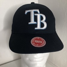 Tampa Bay Devil Rays Team MLB OC Sports Youth Baseball Hat Outdoor Cap Blue New