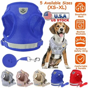 Breathable Cat Walking Outdoor Harness and Leash Pet Dog Adjustable Mesh Vest - Picture 1 of 10