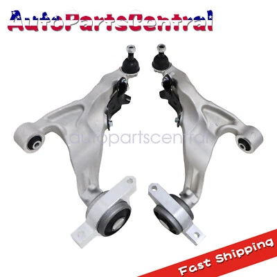 Brazos de control inferiores delanteros diestro derecho 2 piezas para Infiniti tracción delantera Q70 Q70L M35h M37 3,5 3,7 L Foto 1 de 4