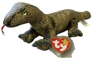 Ty Beanie Baby SCALY the Lizard / Komodo Dragon 9.5" NEW MWMTs Plush Stuffed Toy - Picture 1 of 10