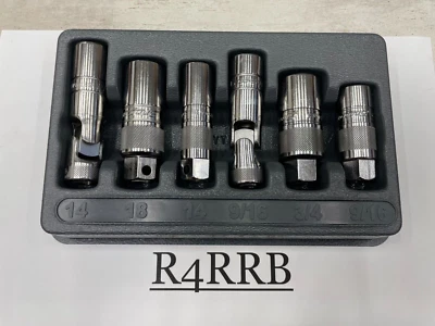 Snap-on Tools NEW 6pc 3/8" Drive Essential #2 Spark Plug Socket Set 206ESSPKPLG2 - Image 1 of 4