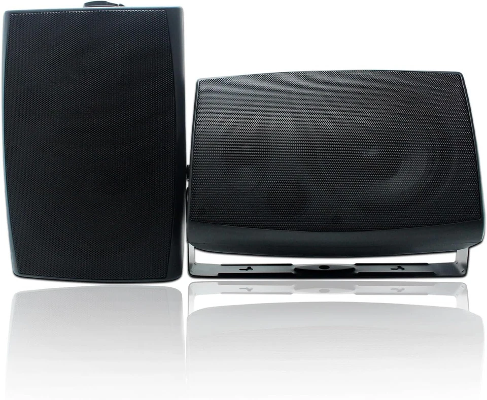 STUDIOFINIX 6.5 Inches Outdoor Bluetooth Speakers Wall Mount Waterproof Indoor Heavy Bass
