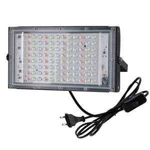 1 x 100W RGB LED floodlight spotlight garden lamp with remote control - Picture 1 of 6