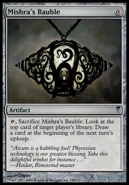 MTG English Mishra's Bauble Medium Play Foil Coldsnap - Image 1 of 1