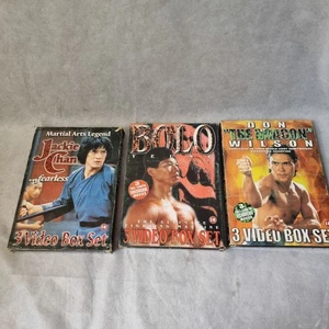 Bolo Yeung / Jackie Chan / Don Wilson - insgesamt 9 Videos VHS Box Sets - Bild 1 von 7