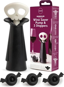 Tapones para Botellas, Aspiradora, Accesorios Espeluznantes, Divertida Calavera Halloween Cocina Gótica - Imagen 1 de 13