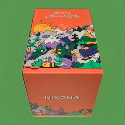 Nixon Watch Unisex White Time Teller Hannah Eddy New Unused Unopened Art  - Image 1 of 4