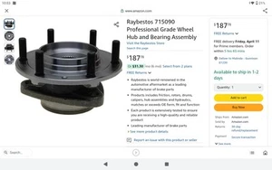 Wheel Bearing and Hub Assembly-R-Line Raybestos 715090 - Picture 1 of 1