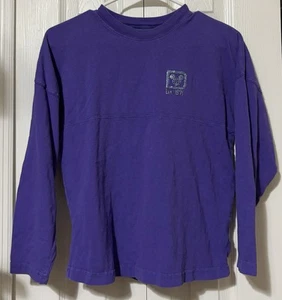 Disney Parks Spirit Jersey Walt Disney World Purple Glitter Size Youth Large - Picture 1 of 8
