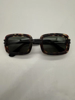 Versace Vintage 90s Black & Brown Medusa Sunglasses MOD S27 COL. .028 RARE Desc. - Image 1 of 4