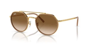 Ray-Ban Sunglasses RB3765 001/51 Gold brown Unisex, case & accesories - Picture 1 of 8